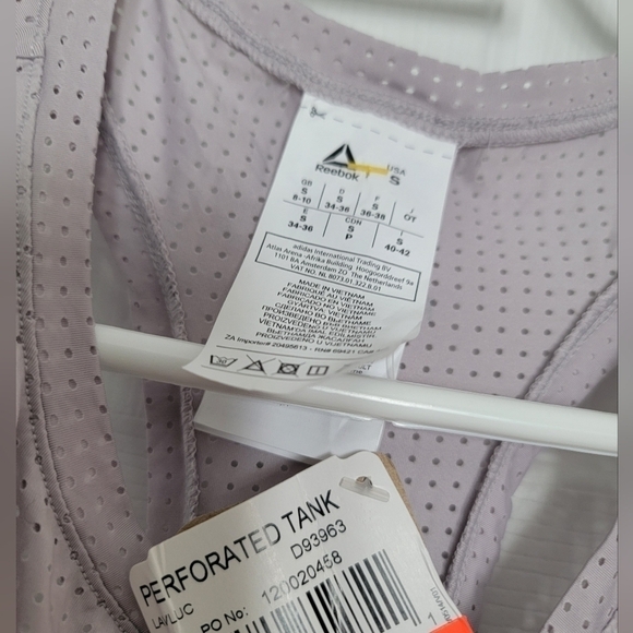 REEBOK  Perforated Tank Lilac - Picture 4 of 6